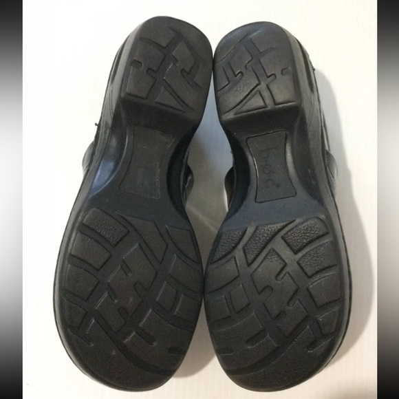 BOC Born Concepts Clogs Shoes Faux Black Patent Leather PEGGY BC9632 Sz 8 M/W 39 - Picture 7 of 12